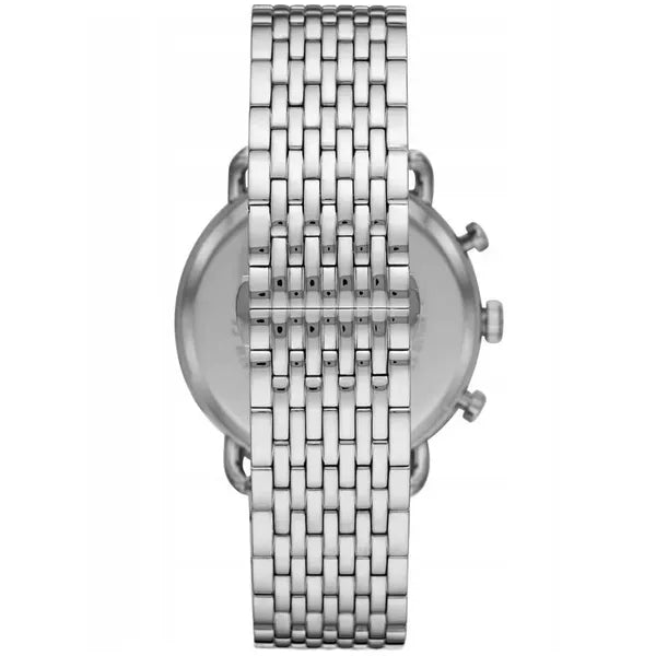 Emporio Armani AR11238 férfi kronográf óra, acél szíj, kék számlap, WR50