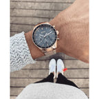 Hugo Boss Trophy 1513632 férfi karóra, rozéarany, 44 mm, kronográf