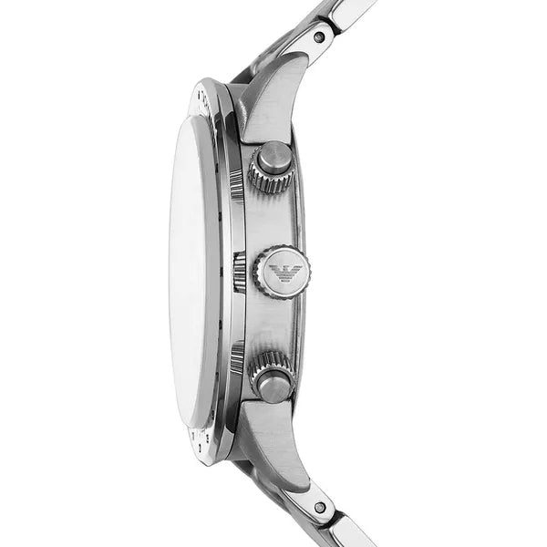 Emporio Armani férfi karóra AR11241, kronográf, acél, fekete/ezüst, 43 mm