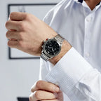 Emporio Armani férfi karóra AR11241, kronográf, acél, fekete/ezüst, 43 mm