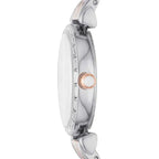 Emporio Armani AR11290 női karóra, 28 mm, kétszínű acél, gyöngyház számlap