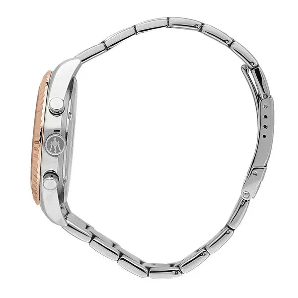 Maserati Competizione férfi karóra, 43 mm, acél, fekete, 10 ATM