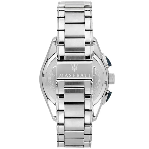 Maserati Competizione férfi kronográf óra, 43 mm, kék számlap, 10 ATM
