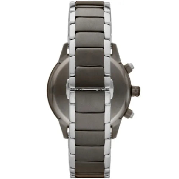 Emporio Armani AR11391 Mario férfi kronográf karóra, acél, 43 mm, fekete