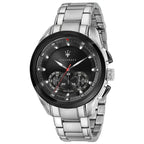 Maserati Competizione férfi kronográf karóra, 43 mm, acél, fekete WR100