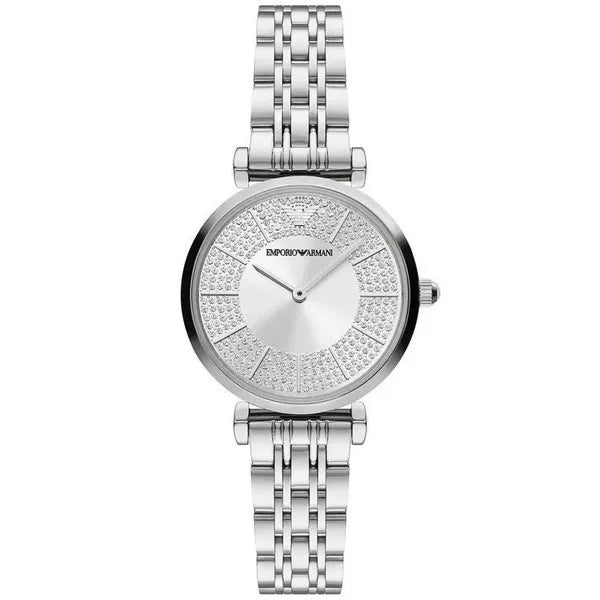 Női karóra Emporio Armani AR11445 Gianni T-Bar, 32 mm, ezüst, acél, WR30