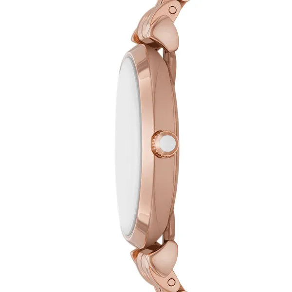Emporio Armani Gianni T-Bar AR11446 női karóra, rozéarany acél, 32 mm, kvarc