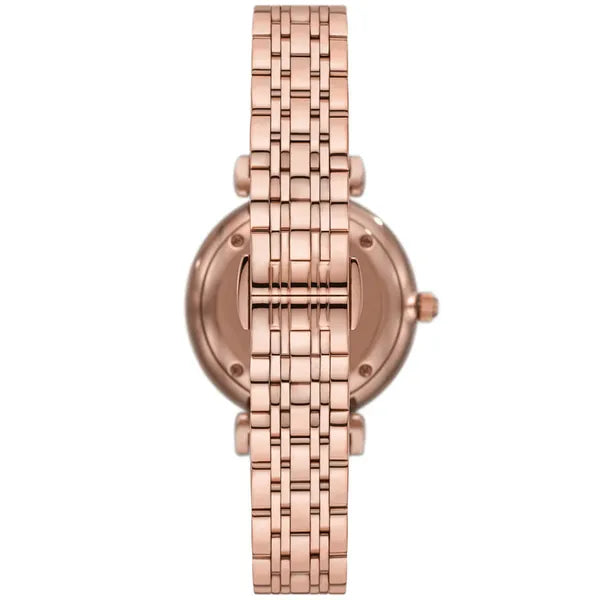Emporio Armani Gianni T-Bar AR11446 női karóra, rozéarany acél, 32 mm, kvarc