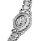 Emporio Armani Luigi férfi automata óra, nyitott számlap, acél, kék AR60036