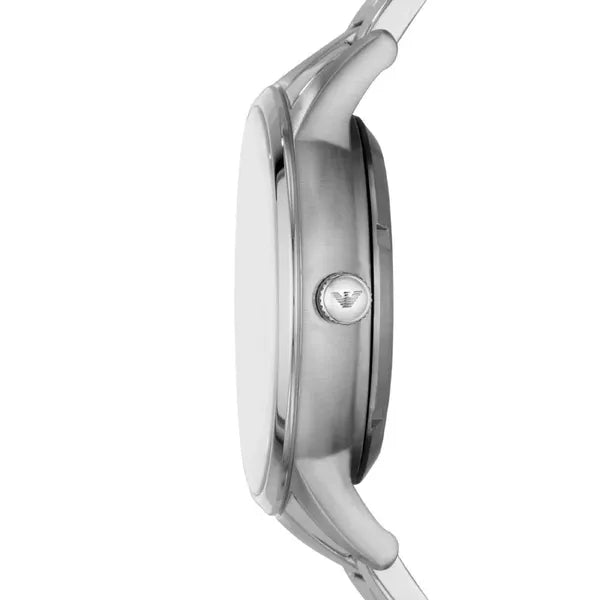 Emporio Armani AR60037 automata férfi karóra, skeleton, acél, 43 mm, kék