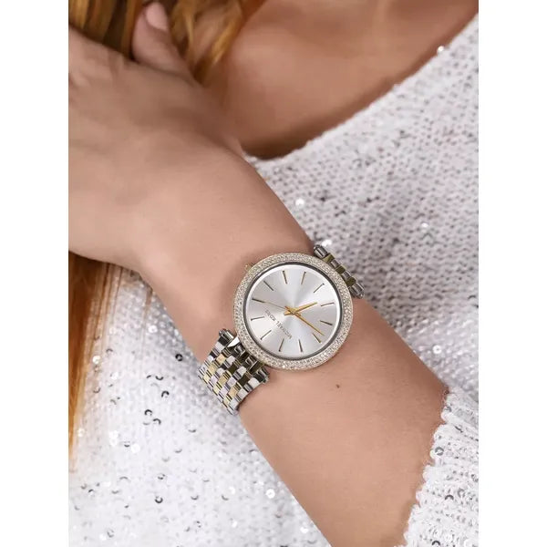 Michael Kors Darci MK3215 női karóra, 38 mm, két tónusú (ezüst/arany), WR50