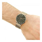 Tommy Hilfiger Brooklyn férfi karóra 40 mm, rozéarany acél, fekete