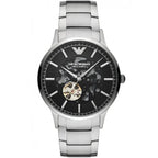 Emporio Armani Renato AR60055 férfi automata karóra, 43 mm, acél, fekete