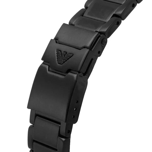 Emporio Armani AR80050 férfi kronográf karóra, WR100, gumiszíj, 43 mm
