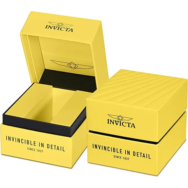 Invicta I-Force férfi karóra, 48 mm, WR100, fekete számlap, bőrszíj