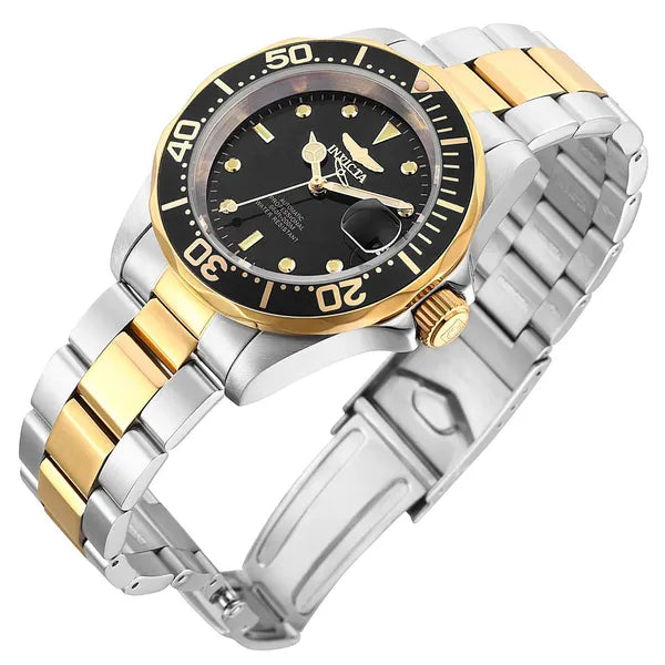 Invicta Pro Diver 8927OB férfi automata karóra, 40 mm, WR200, két színű acél