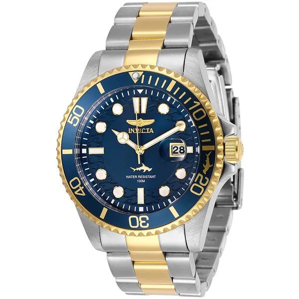 Invicta Pro Diver 30021 férfi óra, 43 mm, WR100, kvarc, kék számlap, acél szíj