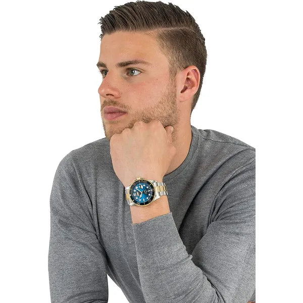 Invicta Pro Diver 30021 férfi óra, 43 mm, WR100, kvarc, kék számlap, acél szíj