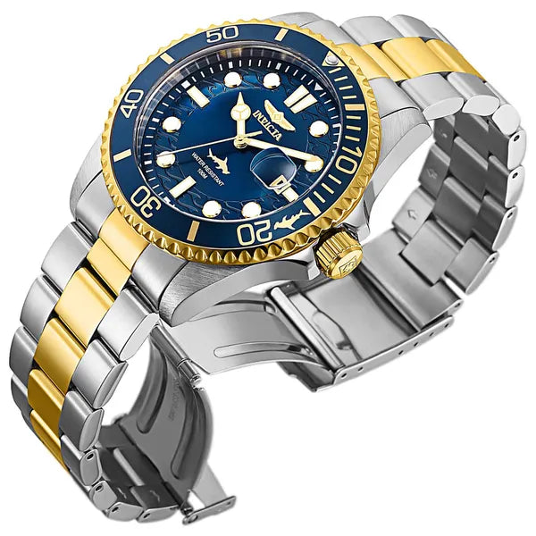 Invicta Pro Diver 30021 férfi óra, 43 mm, WR100, kvarc, kék számlap, acél szíj