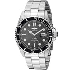Invicta Pro Diver férfi karóra, 43 mm, fekete számlap, acél szíj, 100 m
