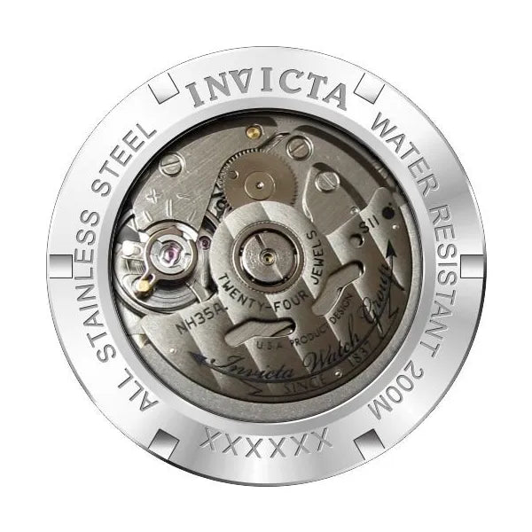 Invicta Pro Diver 24946 férfi karóra, 40 mm, WR200, acél, kék