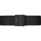 Daniel Wellington Petite Ashfield DW00100308 női óra 36 mm, fekete/ezüst acél