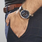 HUGO BOSS férfi karóra 1513783 Skymaster, 44 mm, kvarc, kronográf, 5 ATM