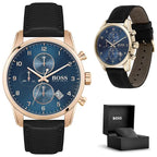 HUGO BOSS férfi karóra 1513783 Skymaster, 44 mm, kvarc, kronográf, 5 ATM