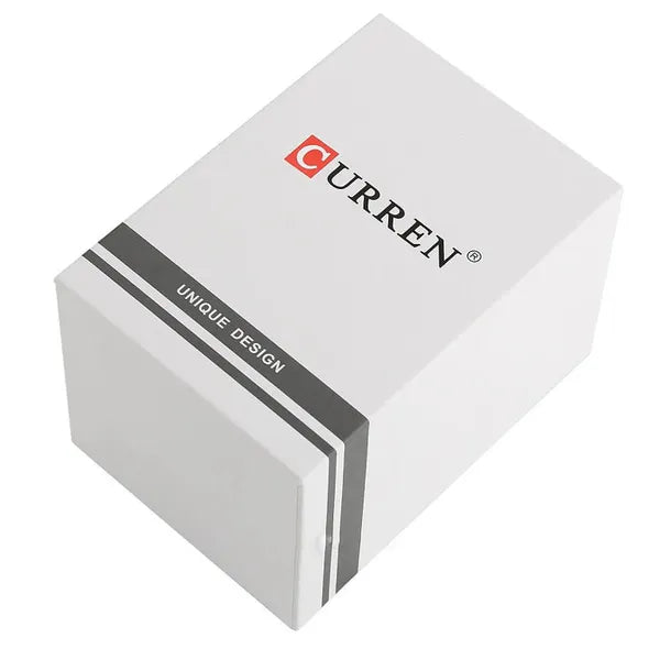 Curren 9004 női kvarc karóra – arany fémszíj, ezüst számlap, WR30