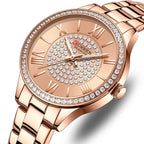 Curren 9084 női kvarc karóra, rózsaarany, 32 mm, fém szíj, WR30, doboz