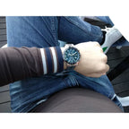 Hugo Boss Rafale 1513510 férfi karóra, acél, kék, kronográf, WR50, 45 mm
