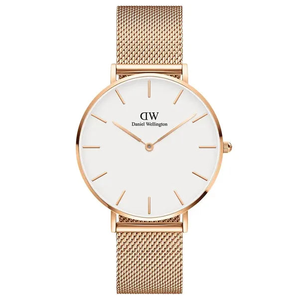 Daniel Wellington Petite Melrose női kvarc karóra 36 mm, rózsaarany/ezüst
