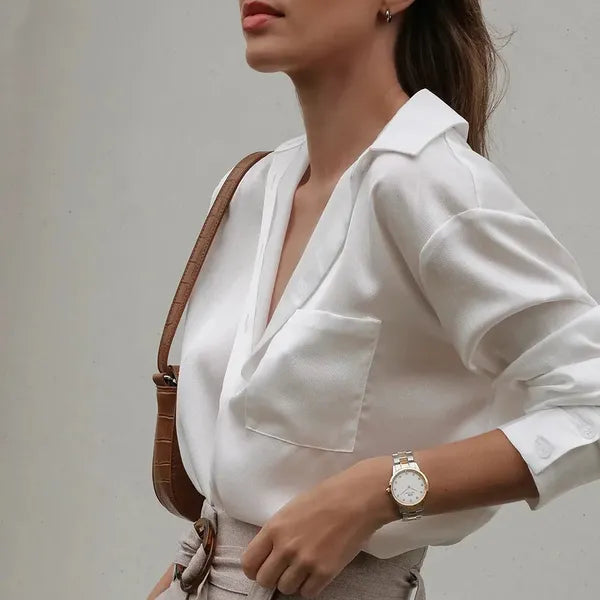 Daniel Wellington Iconic Link Lumine női karóra, 32 mm, ezüst/rózsaarany