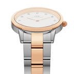 Daniel Wellington Iconic Link Lumine női karóra, 32 mm, ezüst/rózsaarany