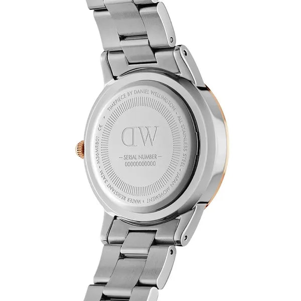 Daniel Wellington Iconic Link Lumine női karóra, 32 mm, ezüst/rózsaarany