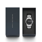 Daniel Wellington Iconic Link automata férfi karóra 40 mm, fekete, acél, 10 ATM