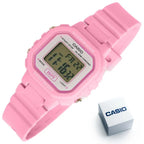 Casio LA-20WH-4A1 gyerek digitális óra, rózsaszín, WR30, kvarc, dobozzal