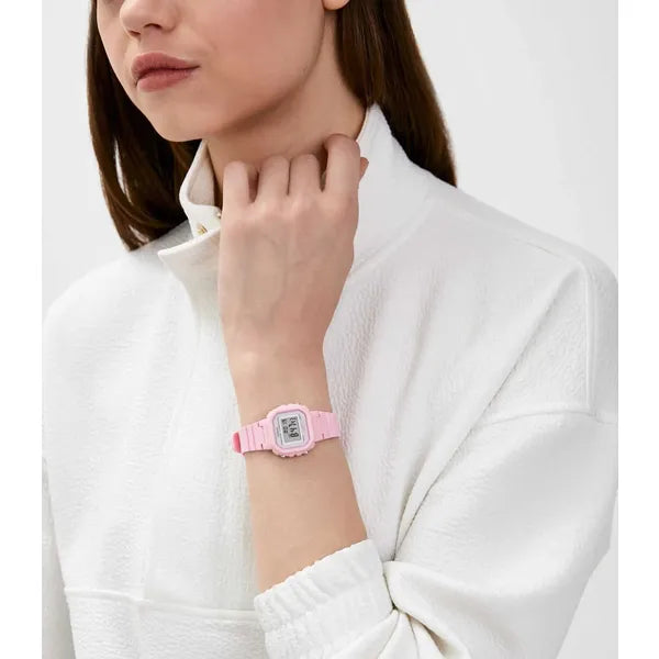 Casio LA-20WH-4A1 gyerek digitális óra, rózsaszín, WR30, kvarc, dobozzal