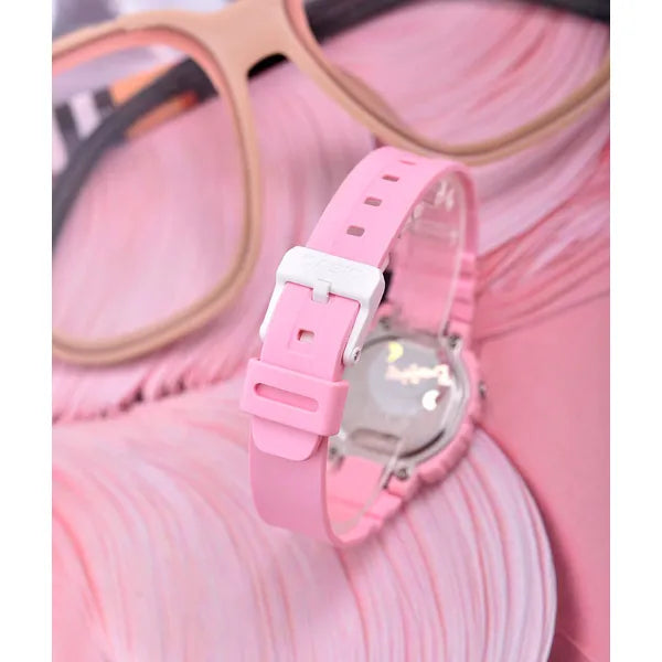 Casio LA-20WH-4A1 gyerek digitális óra, rózsaszín, WR30, kvarc, dobozzal