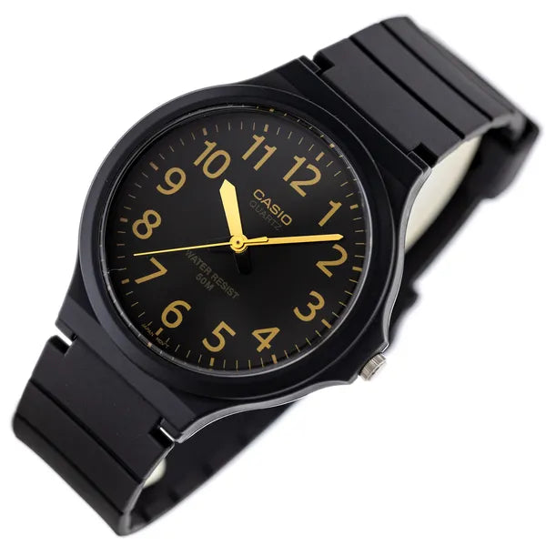 Casio MW-240-1B2 férfi karóra, fekete, WR50, kvarc, 44 mm
