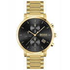 Hugo Boss Integrity 1513781 férfi kronográf karóra, arany acél, 43 mm, WR50