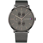 Tommy Hilfiger Jenna 1781945 női karóra, grafitszürke, 38 mm, acél