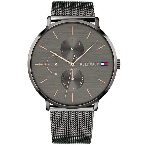 Tommy Hilfiger Jenna 1781945 női karóra, grafitszürke, 38 mm, acél