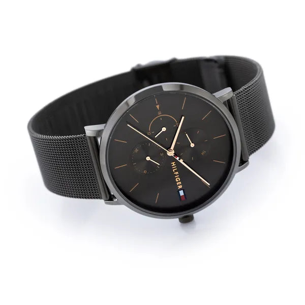 Tommy Hilfiger Jenna 1781945 női karóra, grafitszürke, 38 mm, acél