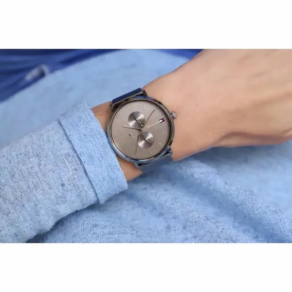 Tommy Hilfiger Jenna 1781945 női karóra, grafitszürke, 38 mm, acél