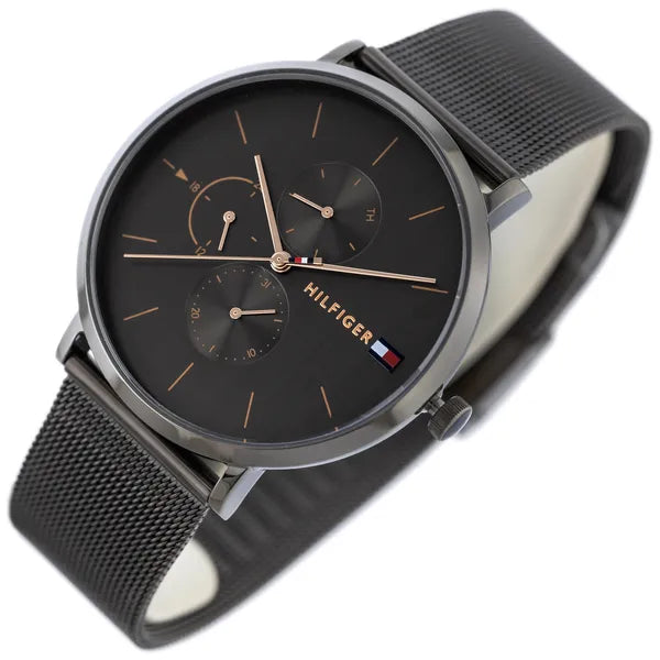 Tommy Hilfiger Jenna 1781945 női karóra, grafitszürke, 38 mm, acél