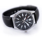 Casio MTP-VD02L-1EUDF férfi karóra, fekete bőr, dátum, 41 mm