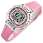 Casio LW-203-4A női digitális karóra, rózsaszín, WR50, 34 mm