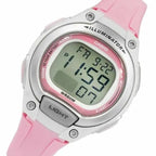 Casio LW-203-4A női digitális karóra, rózsaszín, WR50, 34 mm