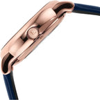 Emporio Armani Luigi AR60050 automata férfi karóra, 43 mm, kék bőr, rózsaarany